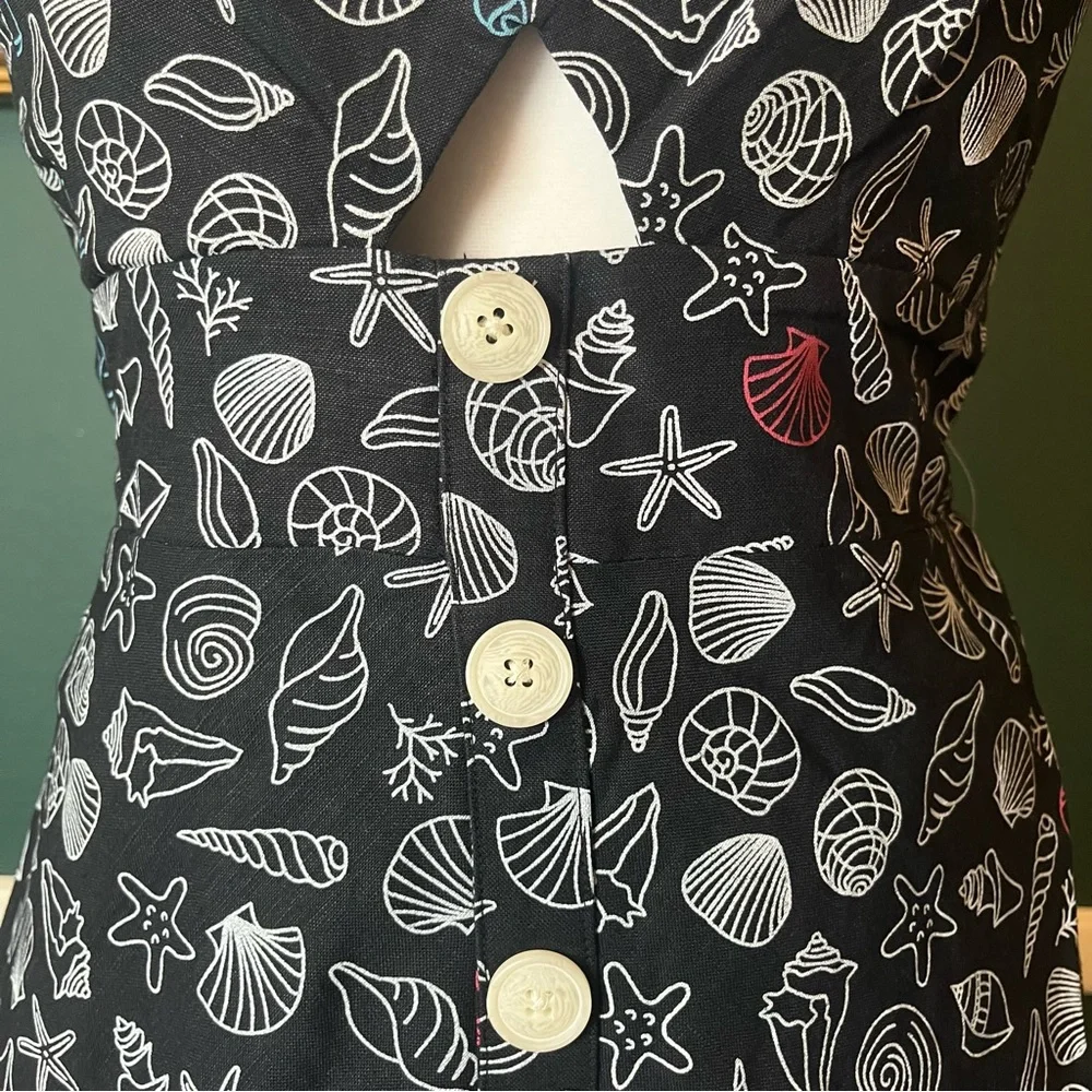 MODCLOTH Seashore Spectacular Fit and Flare Dress NWT - Picture 6 of 9